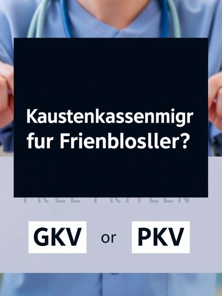 Krankenkassenvergleich für Freiberufler: GKV oder PKV?