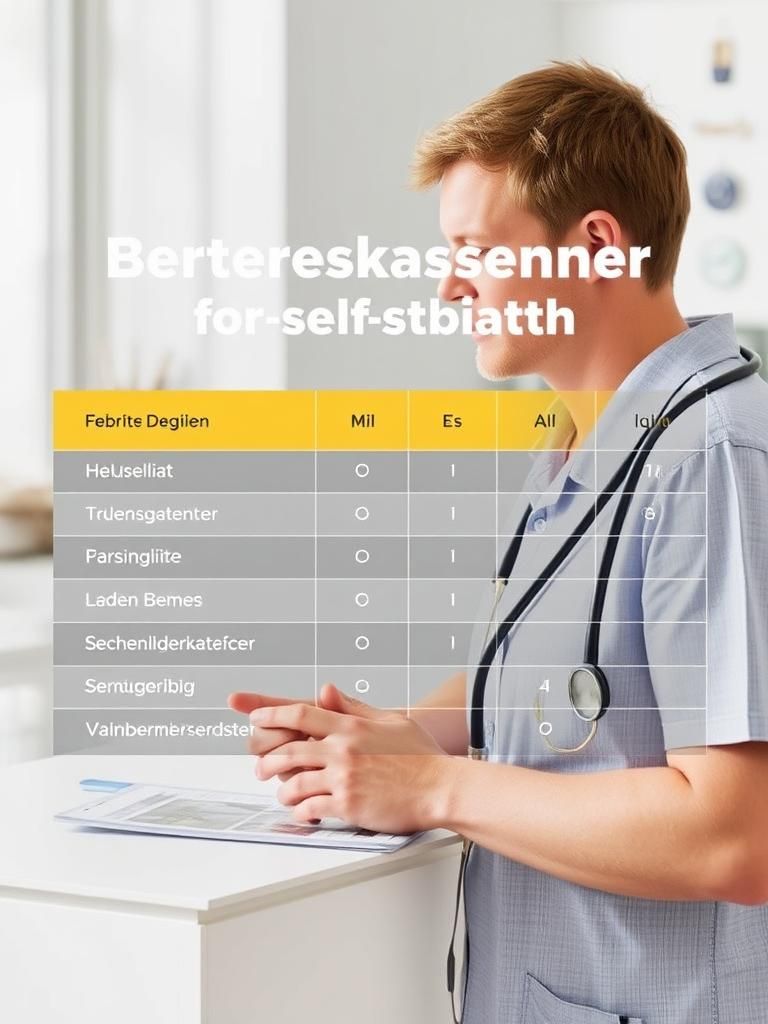 Krankenkassenvergleich für Selbstständige: Welche Option ist die beste?