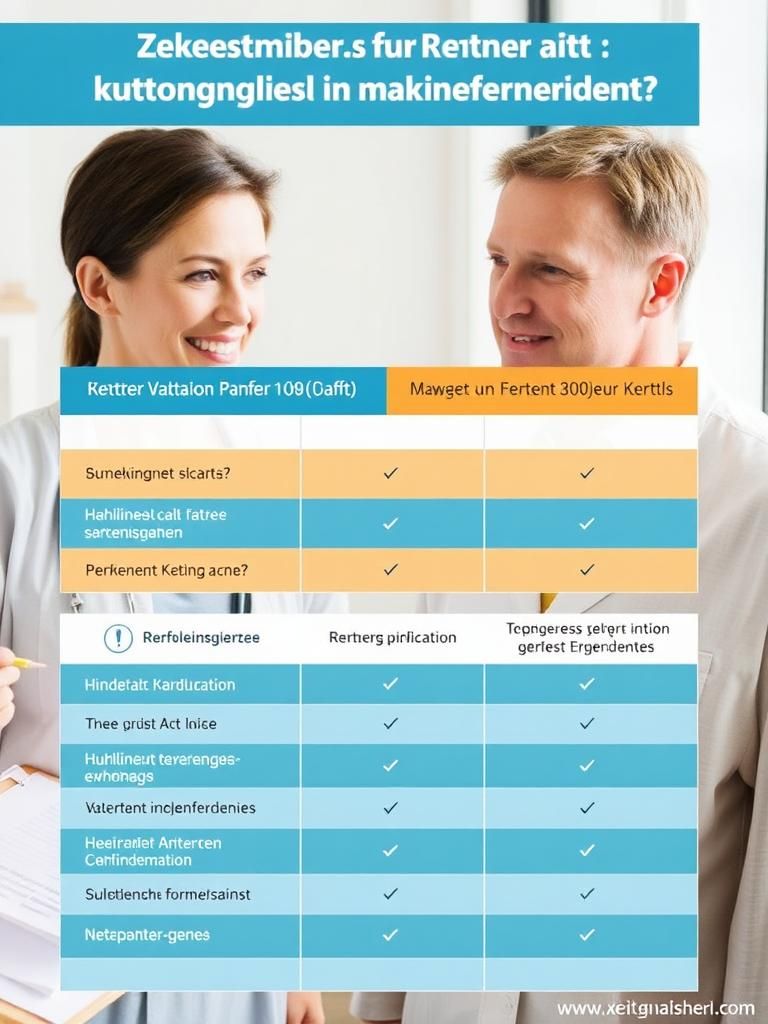 Krankenversicherungsvergleich für Rentner: Welche Variante ist günstiger und umfassender?