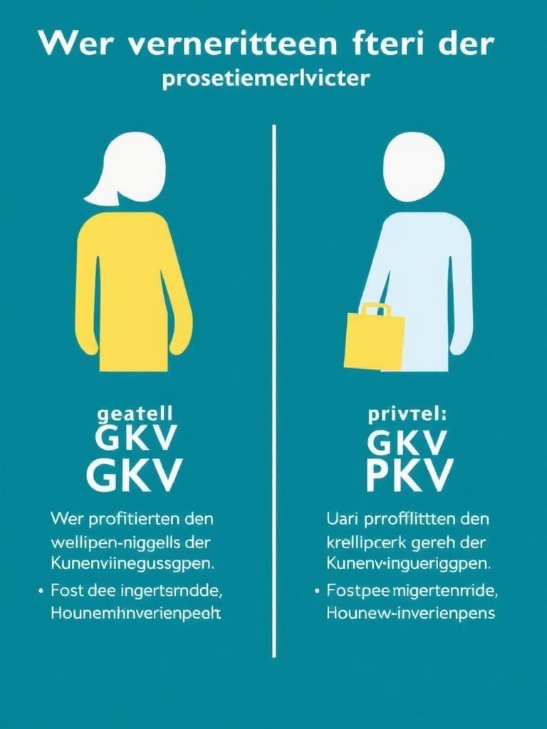 Wer profitiert von der gesetzlichen Krankenversicherung (GKV) und wer von der privaten Krankenversicherung (PKV)?