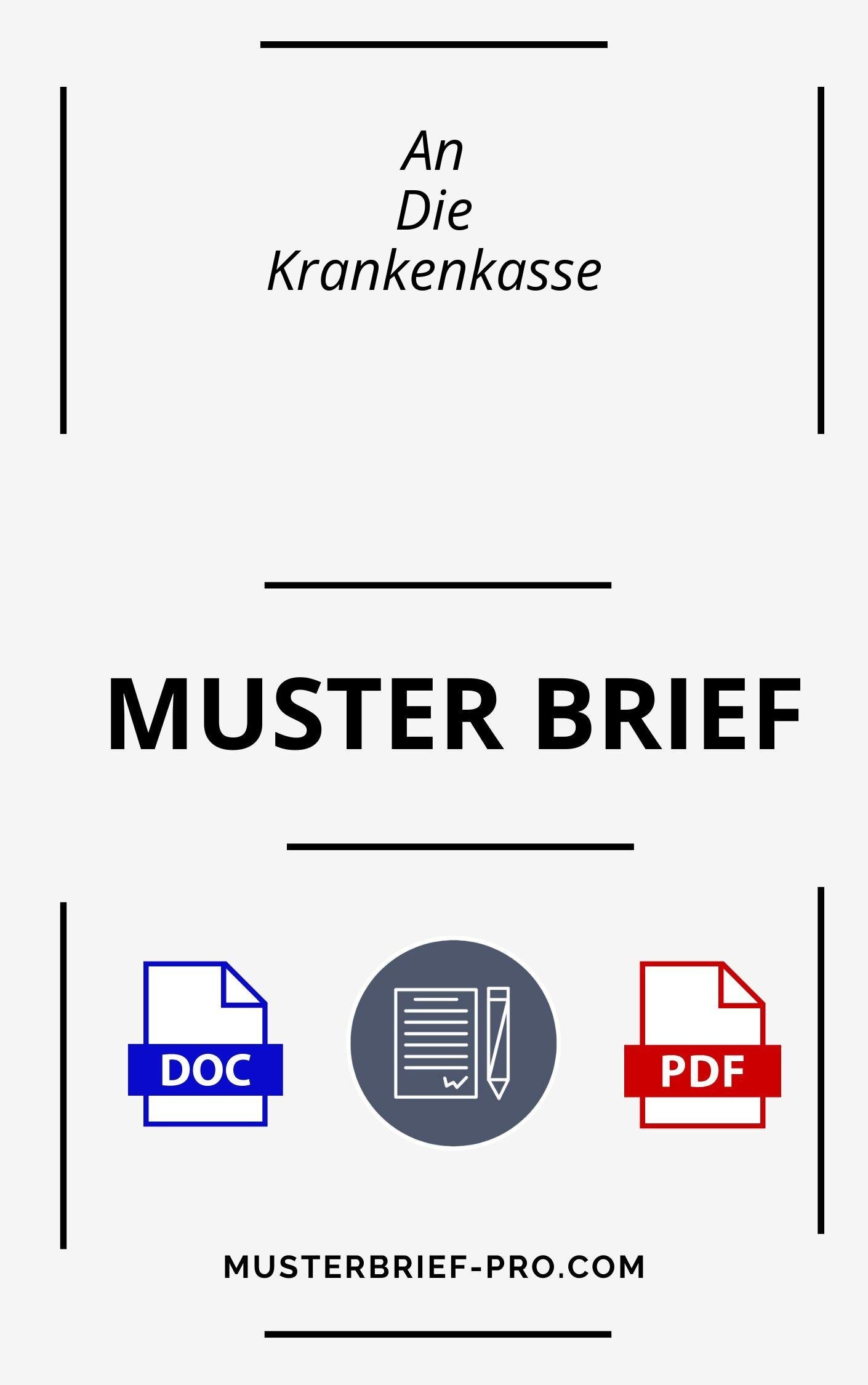 2.  Die Krankenkasse schriftlich kontaktieren