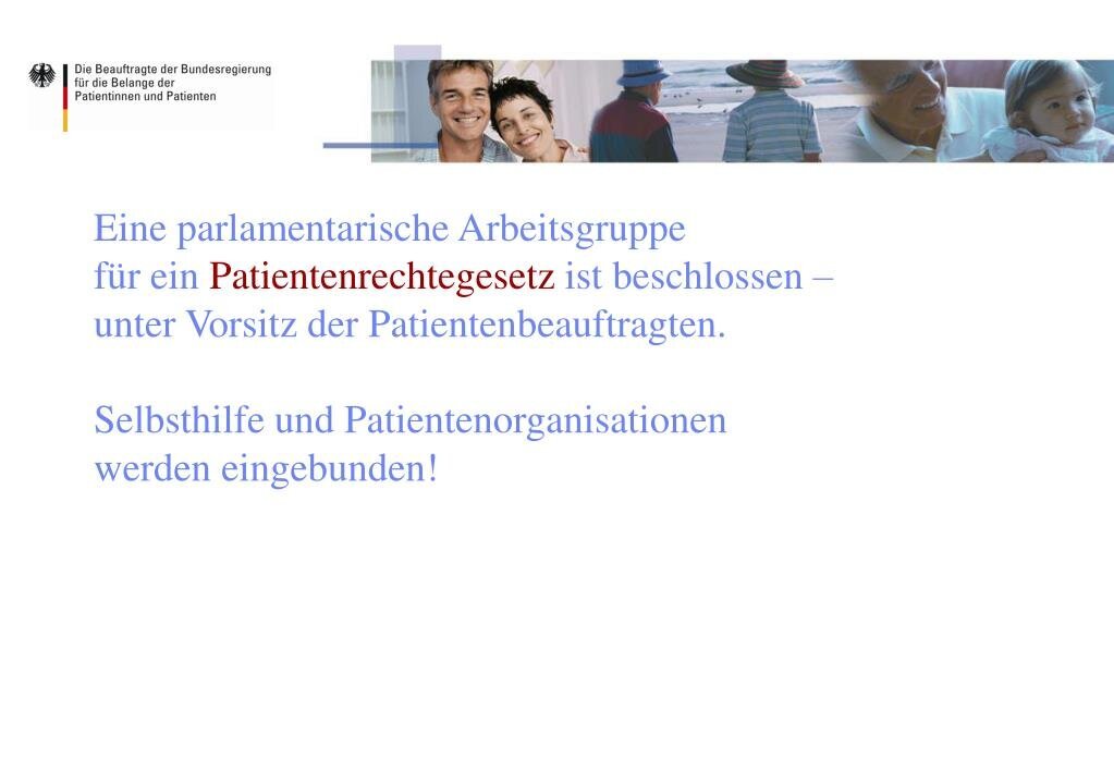 4. Unterstützung durch den Patientenbeauftragten suchen