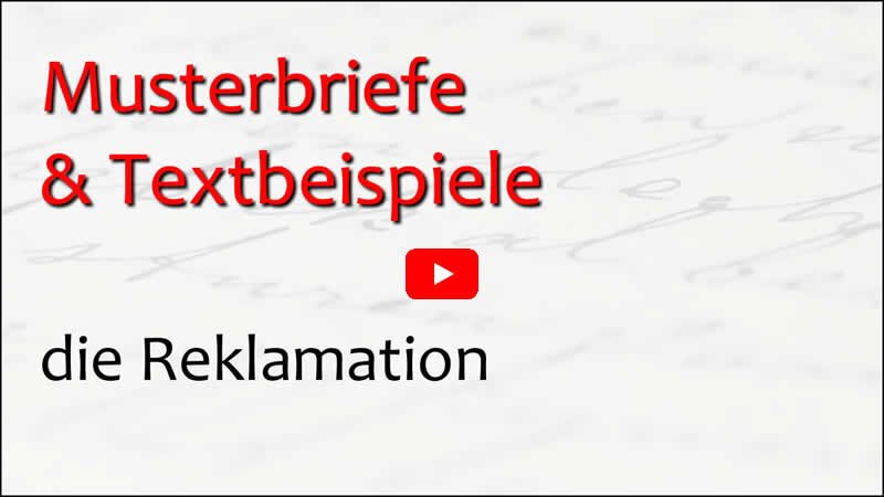 4.  Weitere Schritte bei Ablehnung der Reklamation