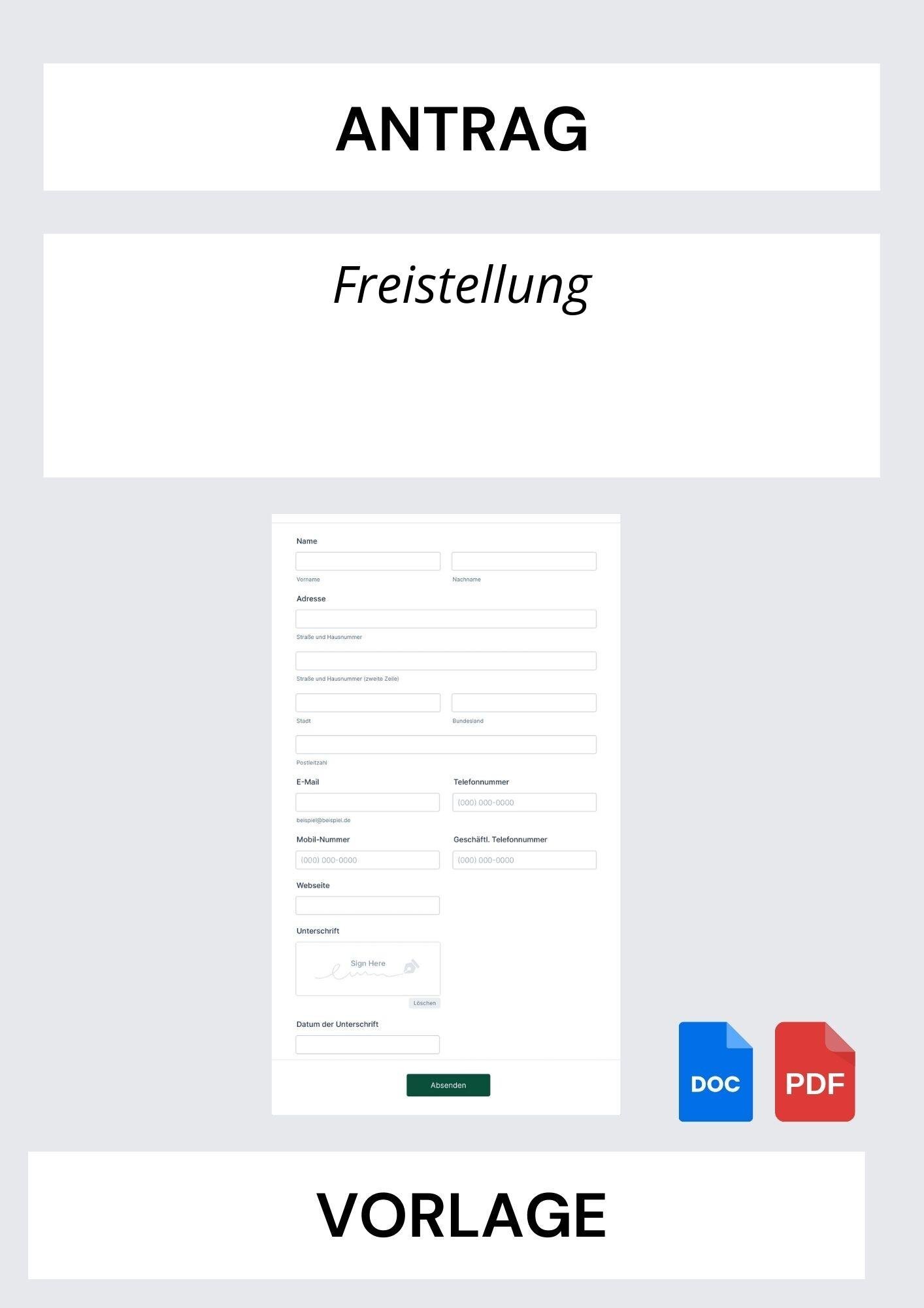 Antrag auf vorübergehende Freistellung von der gesetzlichen Krankenversicherung (GKV)
