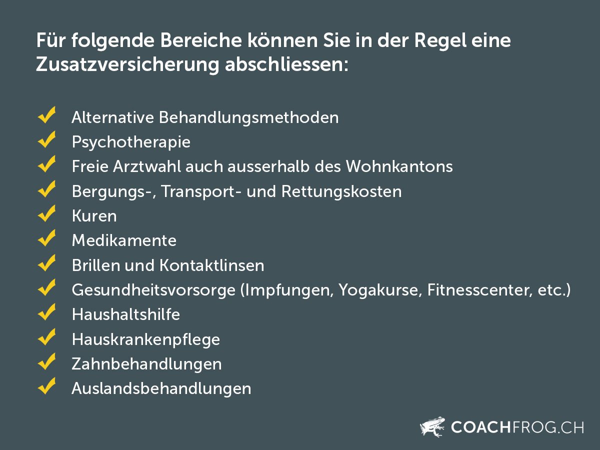 Die Rolle von Zusatzversicherungen