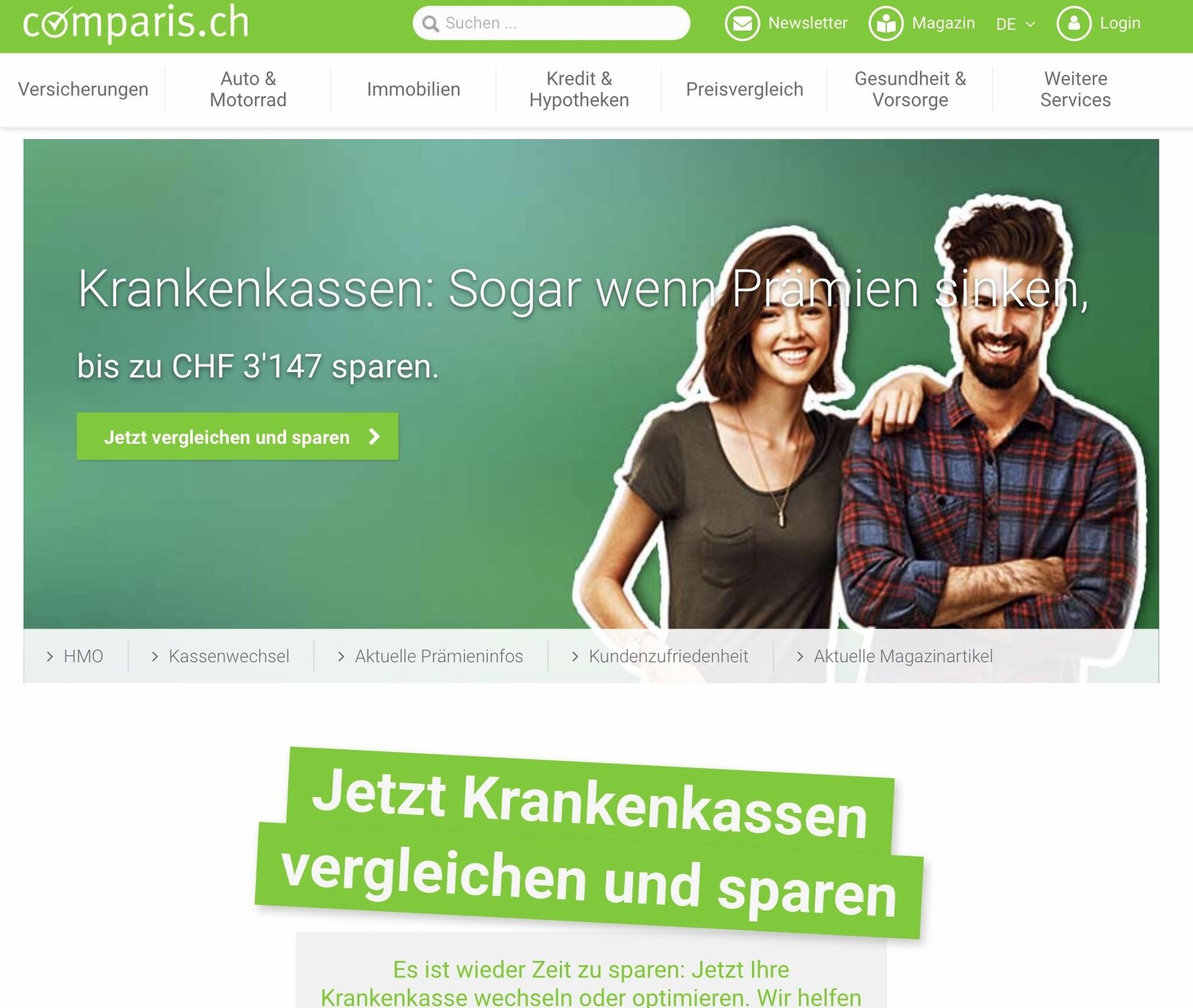 Kann ich meine Krankenkasse später wechseln?
