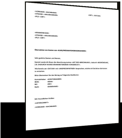 Kostenübernahme und Erstattung