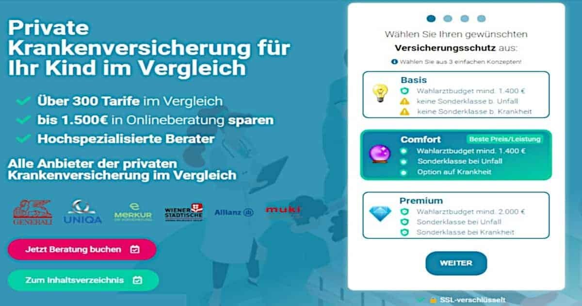 Mit Kindern in die private Krankenversicherung: Was ist zu beachten?