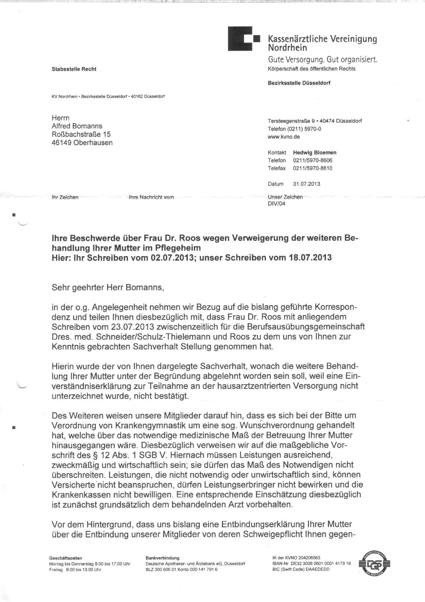 Möglichkeiten zur Beschwerde bei Unzufriedenheit mit der Krankenkasse
