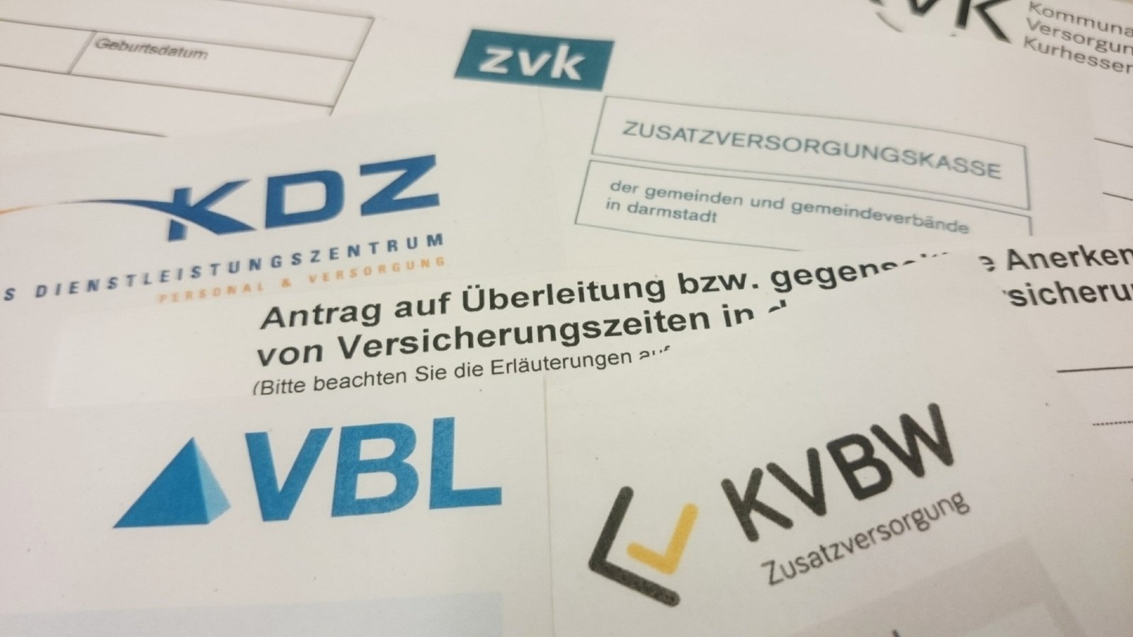 Nachweis der bisherigen Versicherungszeiten