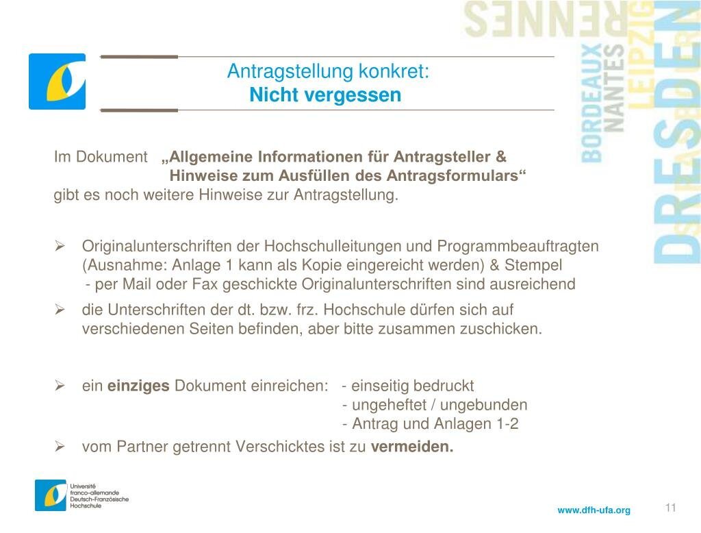 Was passiert nach der Antragstellung?