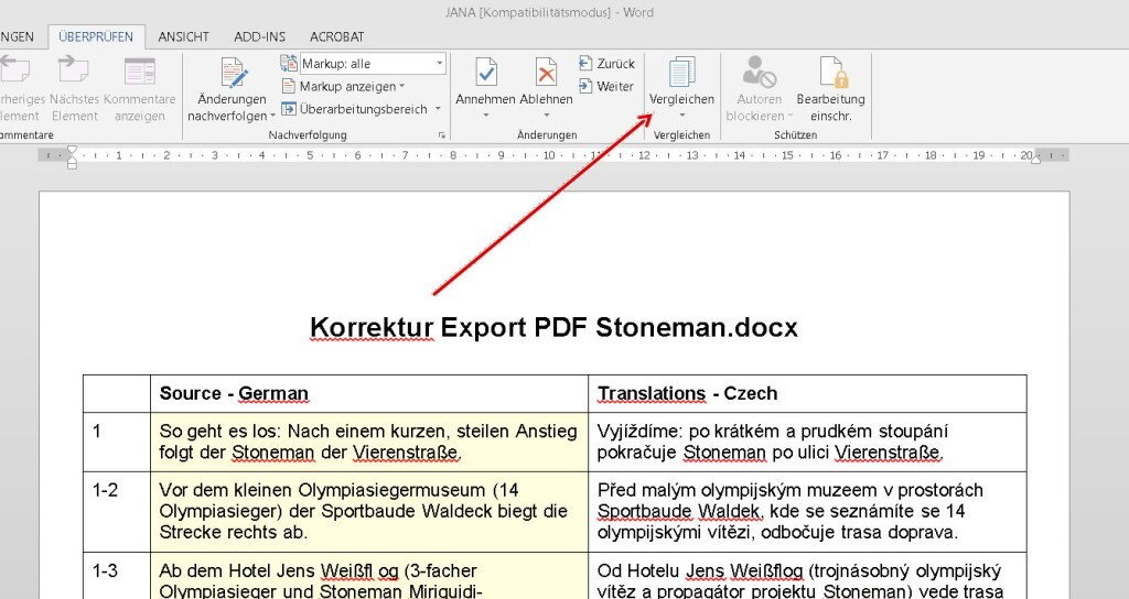 Was sollte ich nach dem Vergleich tun?