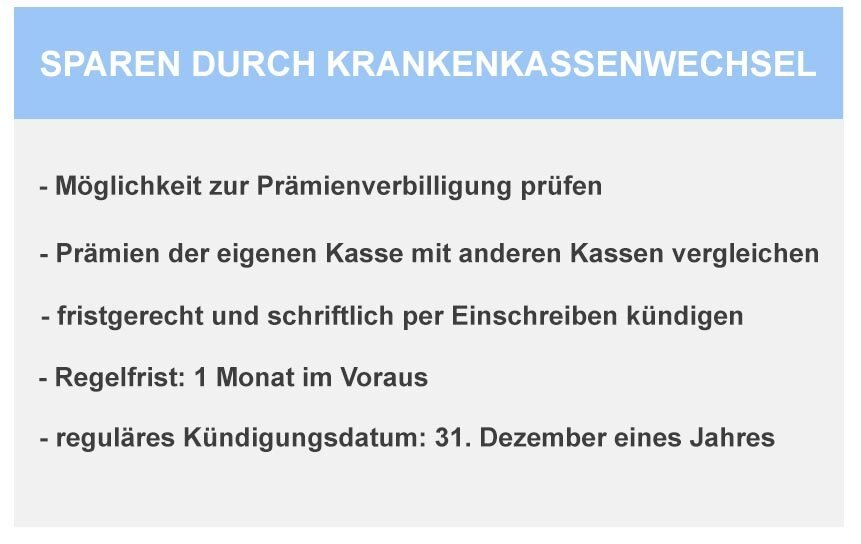 Welche Fristen gelten für einen Krankenkassenwechsel?