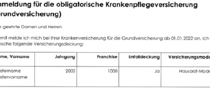Welche Unterlagen benötige ich für die Anmeldung bei einer Krankenkasse?