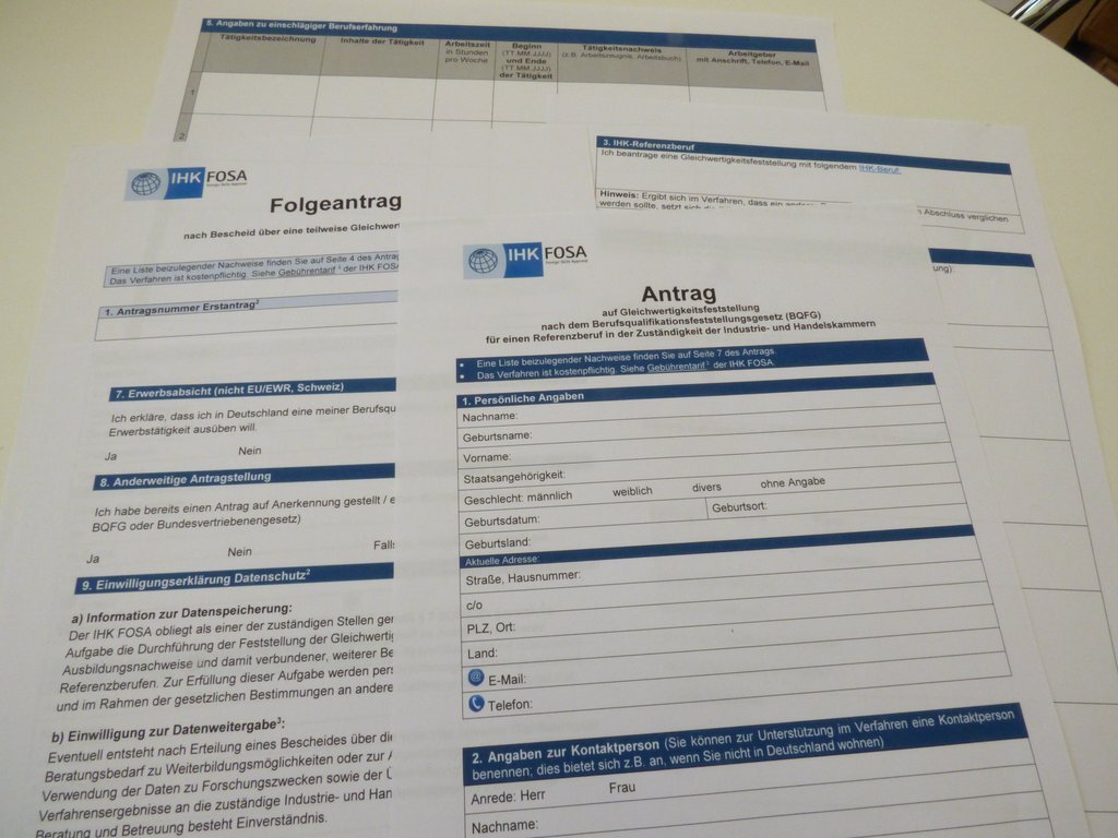 Welche Unterlagen benötige ich für die Antragstellung?
