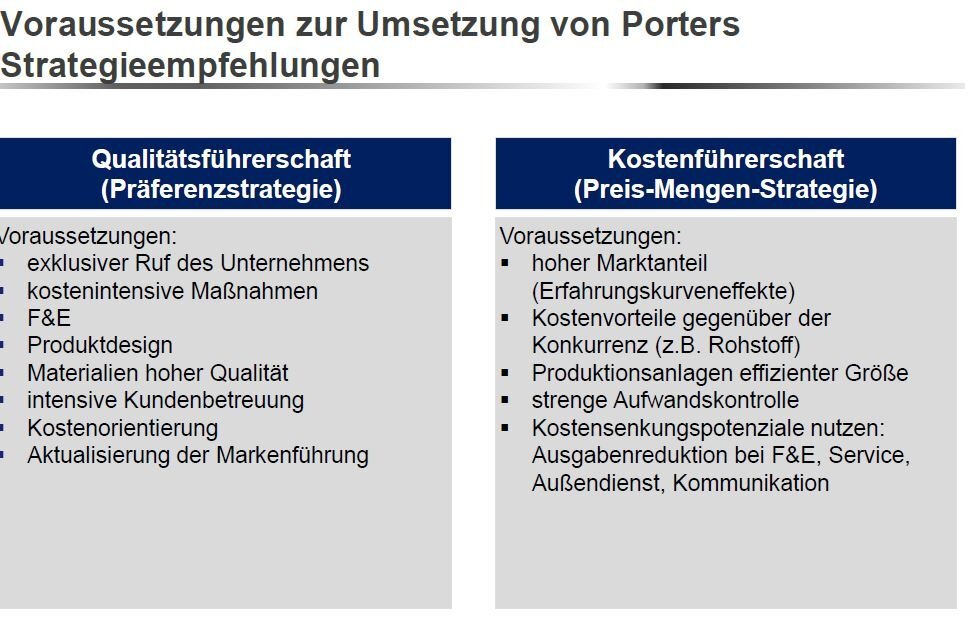 Welche Voraussetzungen müssen für einen Wechsel erfüllt sein?
