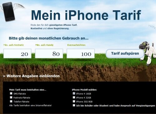Wie finde ich den günstigsten Tarif?