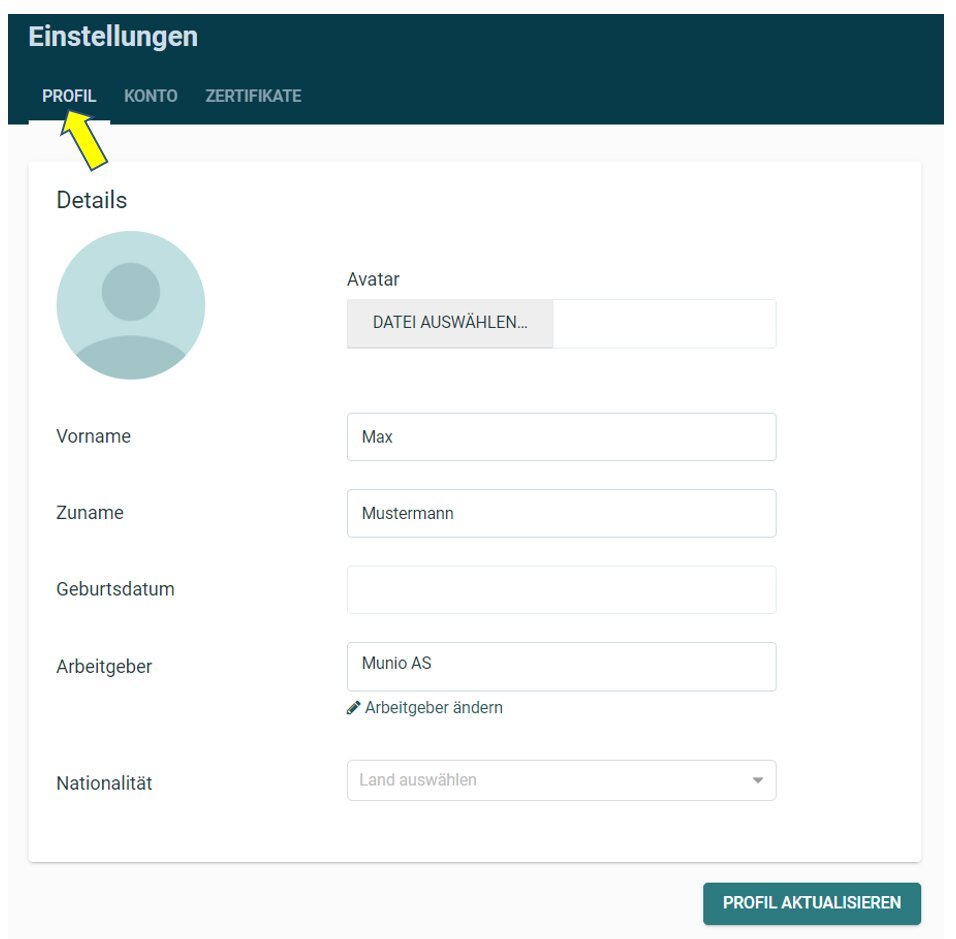Wie melde ich die Änderung meiner Daten?