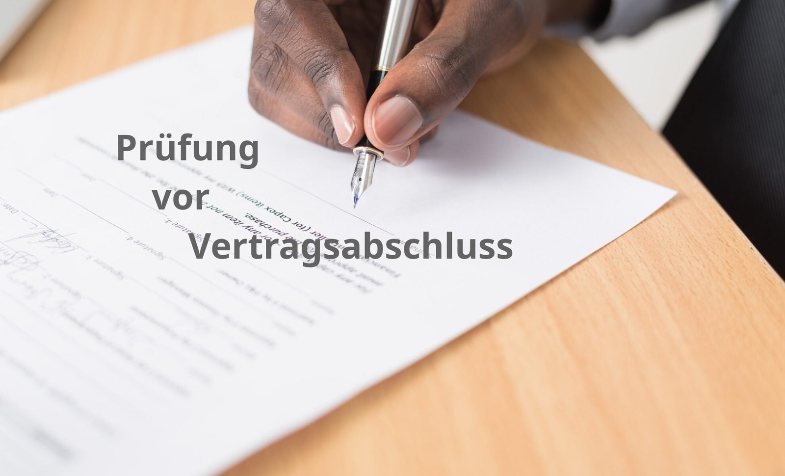 Wie wichtig ist die Beratung vor Vertragsabschluss?